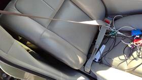 Cadillac 89023564 05-09 Sts Passenger Right Front Seat Belt Retractor Shoulder Gray 132