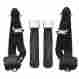 Ch5557-cll-black Seatbelt Solutions 1955-57 Chevy Tri