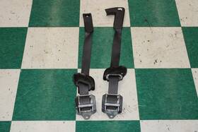 19151313 Chevrolet 05-12 Corvette Black Pair Driver Left Passenger Right Seat Belt Restraint Oem Oe