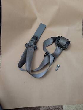 19258783 Chevrolet 03 To 13 Express Savana Left Front Seatbelt Seat Belt Retractor Gray
