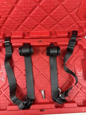 84676007 Chevrolet 2018-2021 Chevy Traverse Rear 3rd Third Row Roof Headliner Seat Belt Black Oem