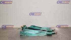210.gm8671 Chevrolet Truck 1971 Chevy C20 Custom Seat Belt Set Pair Green With Buckles 2 Door