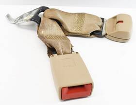 1ca871tuaa Chrysler 2013-2016 Caravan Town And Country 3rd Row Center Rear Seat Belt Buckle Tan E3a01