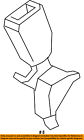 Cj5z7860044bb Ford Oem Escape Rear Seat Buckle