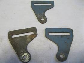 Id54-300 Corvette 1956-1957 Seat Belt Anchors Original Quantity Of 3 Gm#
