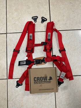 30162 Crow Enterprizes 11204 Safety Gear Blackbird 4-way Standard Latch Utv 4-point Harness