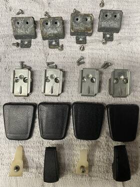 27-da-71 Dart 1971 Swinger 70-72 Overhead Seat Belt Coat Hangers Hardware Ships Free
