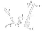 Dg1z54611b09ac Ford Brand New Genuine Oem Seat Belt Lap And Shoulder