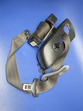5203319000 Dodge 2000 2001 00 01 Ram Gray Extended Quad Cab Driver Seat Belt Oem