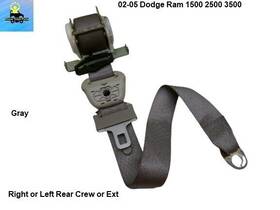 5gu981l8ah Dodge 5gu981dvag 02-05 Ram 1500 Rear Left Or Right Seat Belt Seatbelt Retractor