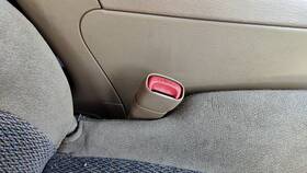 Dodge 5hk431t5ab 2000-2003 Durango Passenger Right Front Seat Belt Buckle Receiver Oem Tan
