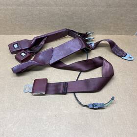 E10643 Dodge 81-1993 Truck Regular Cab Floor Bench Seat Seatbelts Lap Belts Red