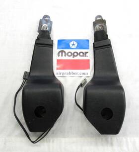 3760260 Dodge Plymouth 1973 Charger Rallye Se Satellite Road Runner Front Seat Belt Retractor Set Black