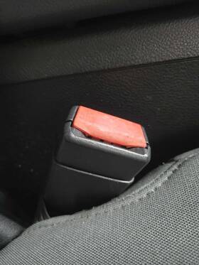 1wm991l1ac Dodge Trucks 2013 - 2020 Ram 1500 Passenger Seat Belt Buckle Black Oem