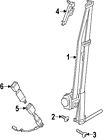 Ej5z9961202ac Ford Oem Escape Front Seat End Right