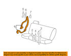 F75z78611b68fff Ford Oem Rear Seat
