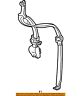 F7uz-16611b68-fcz Motorcraft Ford Genuine Oem Rear Right Seat Belt Retractor