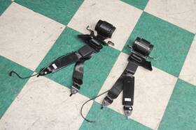 000zh0 Ford 15-23 Mustang Coupeebony Black Rear 2nd Row Pair Lh Rh Seat Belts Factory Oem