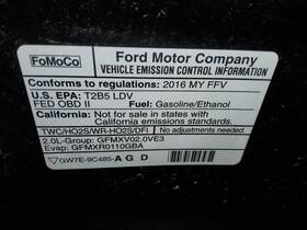 210-02241 Ford Seat Belt Front Bucket Driver Buckle Fits 15-18 Focus 3400158