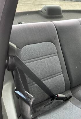 212.fd1b02 Ford Escort 2002 Passenger Right Rear Seat Belt Retractor Gray Second Row 824189