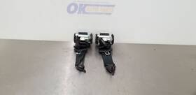 212.fd1i24 Ford 24 Mustang Gt Coupe Seat Belt Retractor Rear Set Pair Black