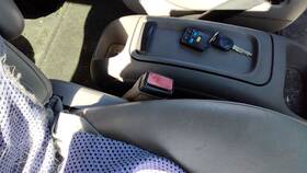 2f2z1661202aab Ford 02 03 Windstar Passenger Right Front Seat Belt Buckle Receiver Oem Gray 22