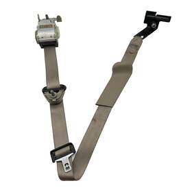 4c3426611b69ad33tc Ford 2005 2006 2007 F250 Crew Cab Rear Left Seat Belt Tan Oem 6c3z-26611b69-aab