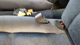 5w7z5461203aab Ford 2005 Crown Vic Driver Left Front Seat Belt Buckle Receiver Oem Black 5w7z5461203aab Ford 2005 Crown Vic Driver Left Front Seat Belt Buckle Receiver Oem Black