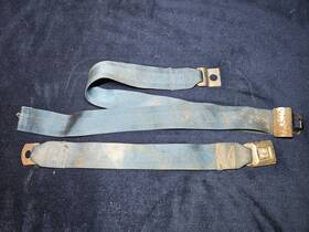 Ford Acs3368 Vintage Blue Lap Seatbelt Buckle