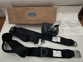D3dh-6201891-ab Ford 1971 Lincoln Mercury Black Seat Belt With Retractor Diagram Box Vintage Oem