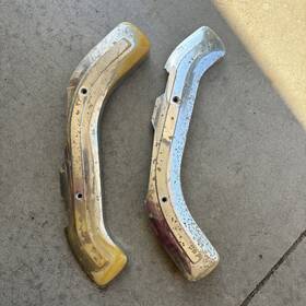 D6tb-10616-34-aa Ford 1973 1979 F150 F250 Bench Seat Hinge Covers Plate D6tb-10616 Chrome Used