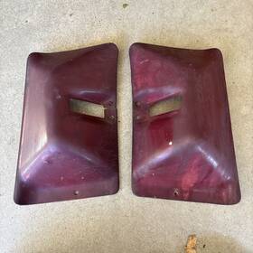 D7tb-1060230 Ford 1973 1979 F150 F250 Seat Belt Retractor Cover Shoulder Burgundy Read