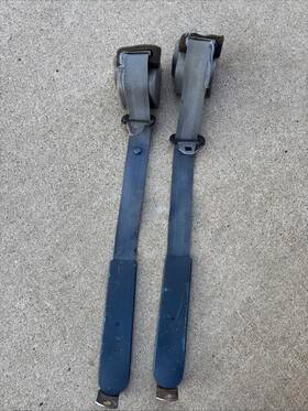 D7tb-10612a86-aa Ford 1978 1979 F150 F250 Seat Belts Upper Retractors Blue Frayed Read For Parts D7tb-10612a86-aa Ford 1978 1979 F150 F250 Seat Belts Upper Retractors Blue Frayed Read For Parts