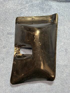 D7tz-1060231-a Ford 1977-79 F100 150 250 350 Seatbelt Retractor Cover Black Lh D7tb-1060231