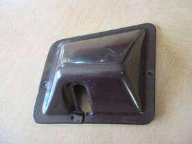 D8tb-9860230 Ford 1978 1979 Bronco Right Seat Belt Shoulder Retractor Cover Plate Brown