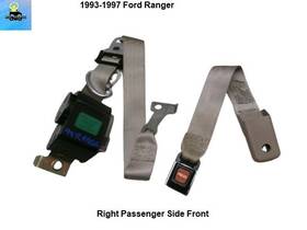 F3tz-78611b08-d Ford 93 To 97 Ranger Right Front Seatbelt Seat Belt And Buckle F3tz-78611b08-d Ford 93 To 97 Ranger Right Front Seatbelt Seat Belt And Buckle