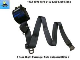 F3uz39611b68c Ford 92-96 E250 Van 4 Pass Bench 5 Row Right Outboard Seatbelt