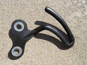 F4zb-76610l89-afw Ford 94-98 Mustang Convertible Lower Seat Belt Loop Guide Holder Lh Drivers Oem