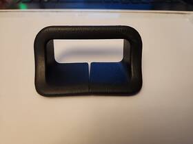 F81b-2600220-abw Ford 02-07 F250 F350 Black Front Row Seat Belt Plastic Clip Housing Trim Piece