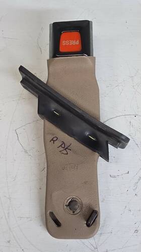 Ford F87z-1360044-aaa 98-02 Ranger Passenger Rear Seat Belt Buckle Tan Oem