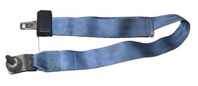 H1134 Ford 1999-2002 F250 F350 Super Cab Rear Lap Seat Belt Blue Center Seatbelt