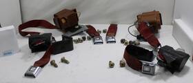 E1gb-6760268-aa Ford / Mustang 1983-1986 Seat Belt Set Red Fox Body Convertible See Video