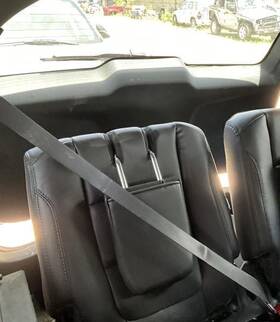 212.fd8319 Ford Truck Passenger Rear Seat Belt Retractor Dark Gray Third Row Fits 2019 Explorer 764223