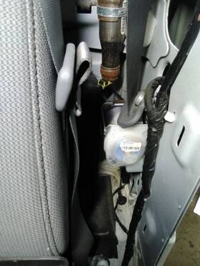 Ford Truck 212.fd8614 2014 F150 4 Door Super Cab Left Driver Rear Seat Belt Retractor