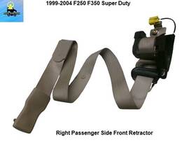 Yc3z-25611b08-ccc Ford Yc3z25611b08ccc 99-04 F350 Right Front Seatbelt Seat Belt Retractor Tan