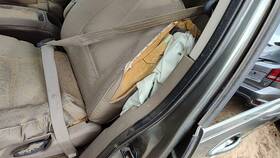 Yf2z16611b09aab Ford 2000 Windstar Driver Left Front Seat Belt Retractor Oem Shoulder Tan