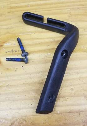 10253435 General Motors 1994-1996 Camaro Firebird Convertible Rear Seat Belt Guide Set Rh Ebony Black