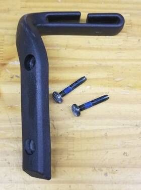 10253436 General Motors 2000-02 Camaro Firebird Trans Am Convertible Rear Seat Belt Guide Lh Ebony Black