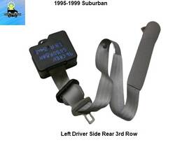 General Motors 12549721 95 To 99 Suburban 3rd Row Left Rear Seatbelt Seat Belt Retractor