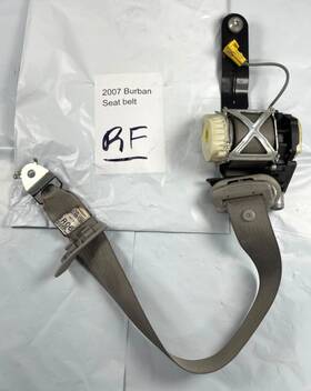 15873337 General Motors Seat Belt Retractor Front Passenger Right As Shown Gray Fits 2007-2014 Suburban